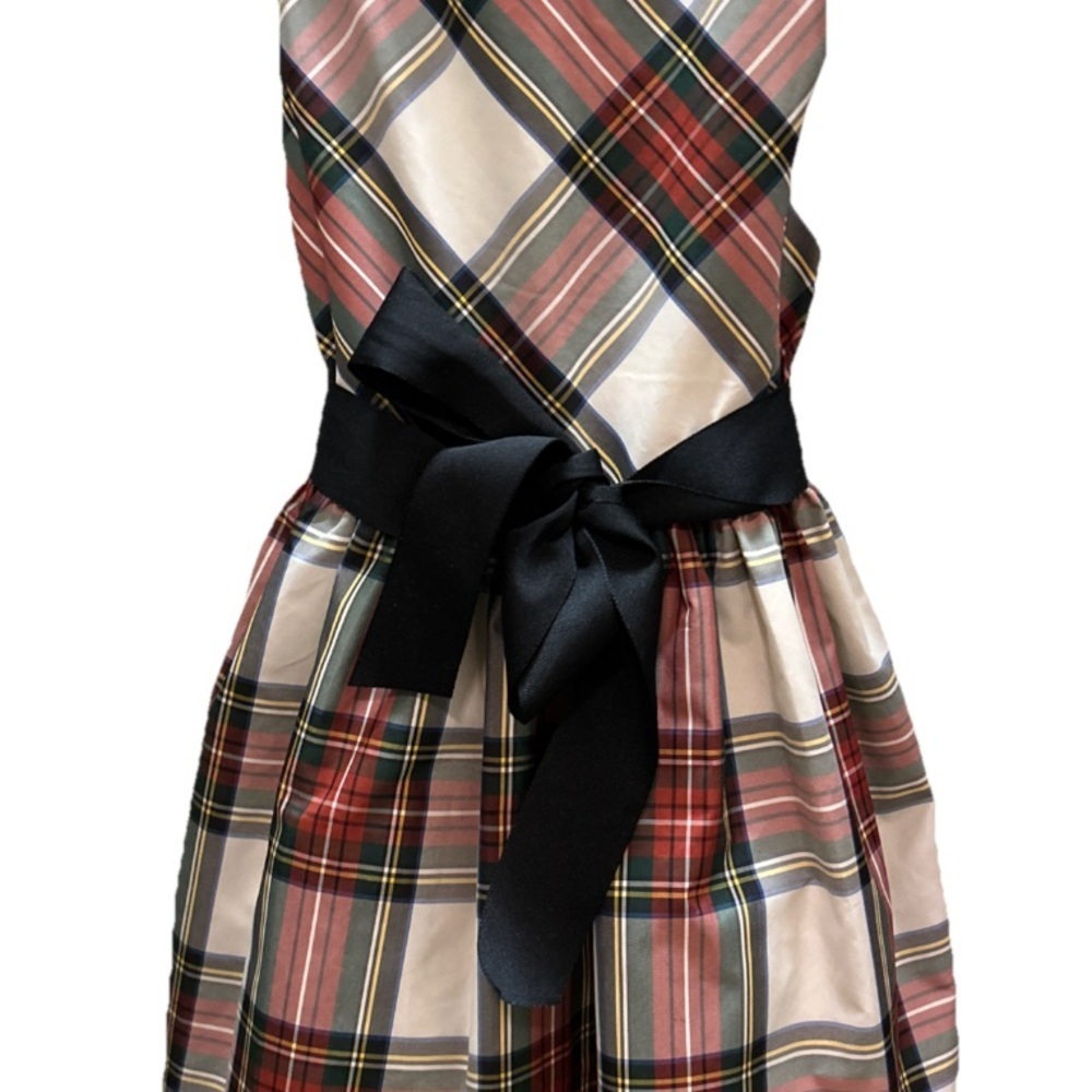 Polo by Ralph Lauren Plaid Fit-and-Flare Girl’s Dress size 5 - Picture 3 of 4